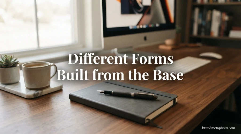 Different Forms Built from the Base