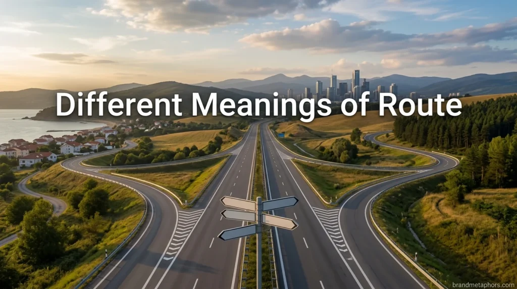 Different Meanings of Route