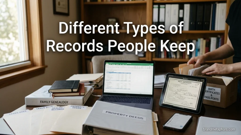 Different Types of Records People Keep