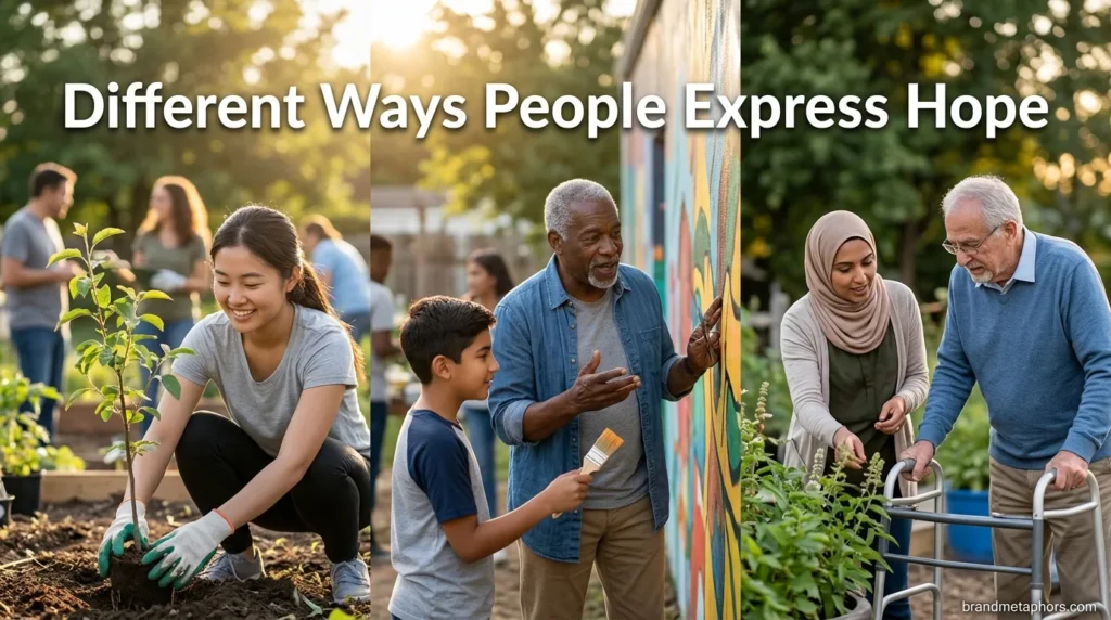 Different Ways People Express Hope