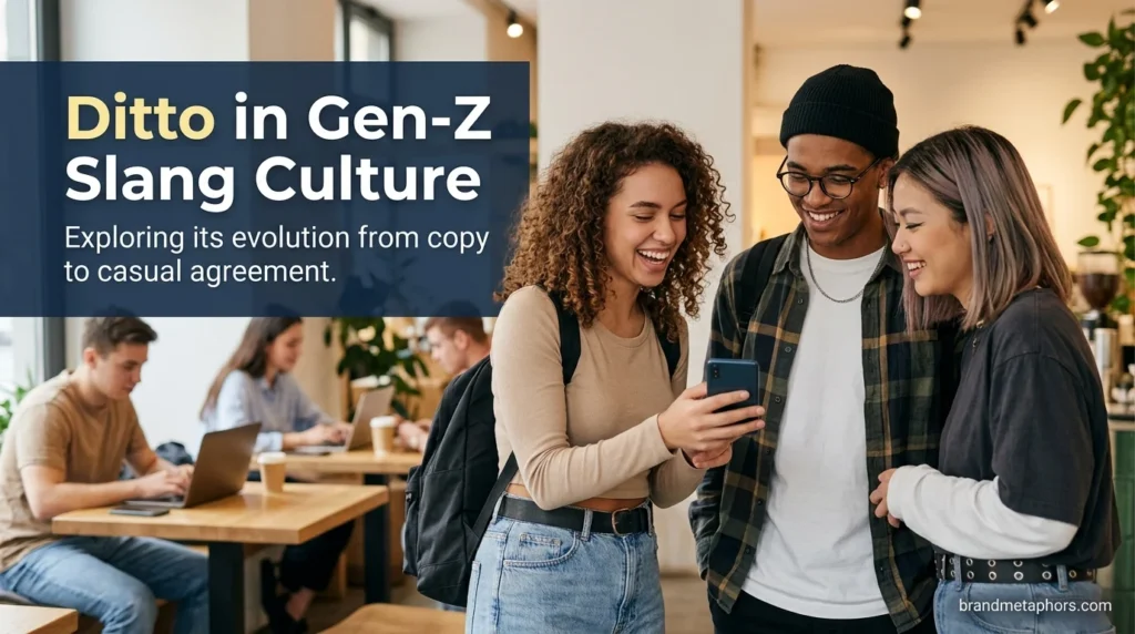 Ditto in Gen-Z Slang Culture