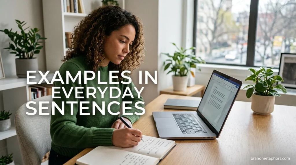 Examples in Everyday Sentences