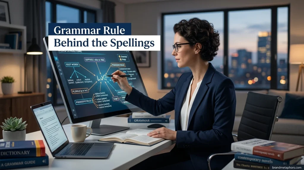 Grammar Rule Behind the Spellings