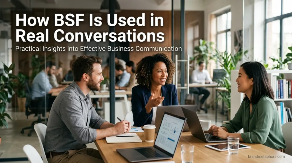 How BSF Is Used in Real Conversations