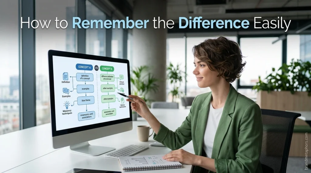 How to Remember the Difference Easily