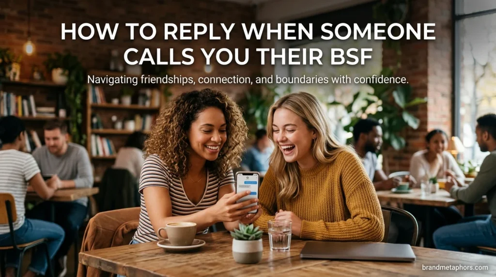 How to Reply When Someone Calls You Their BSF