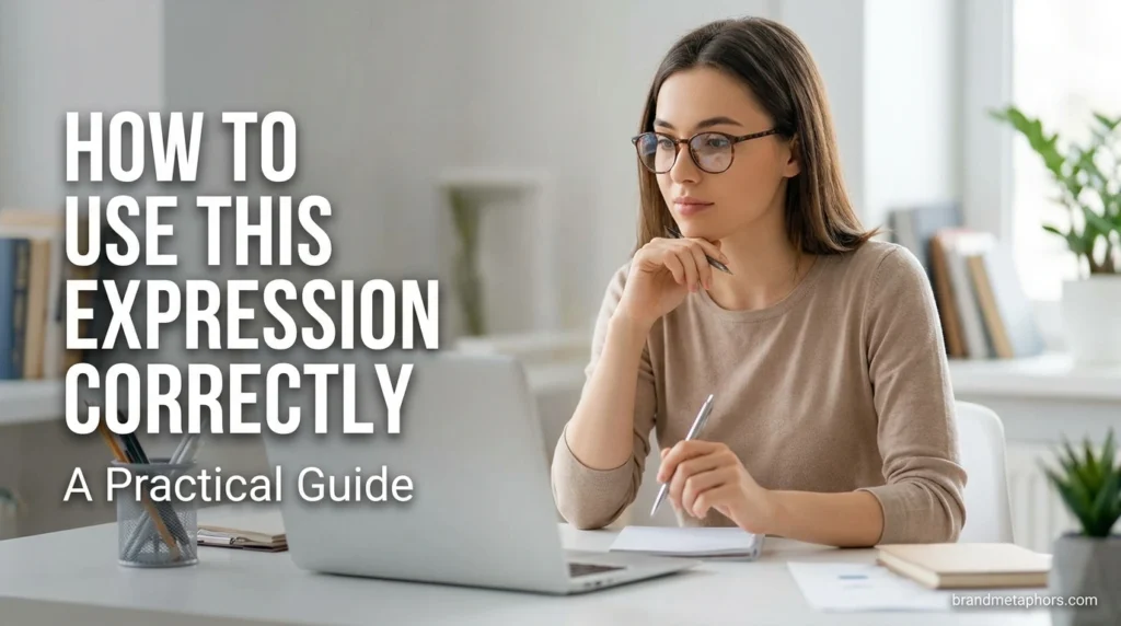 How to Use This Expression Correctly