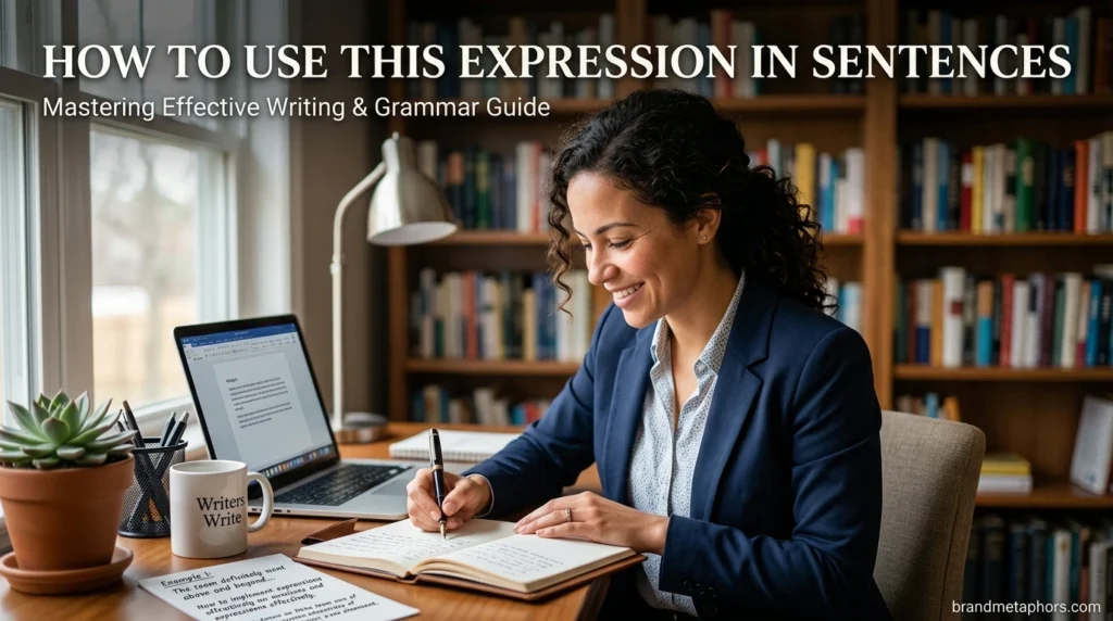 How to Use This Expression in Sentences