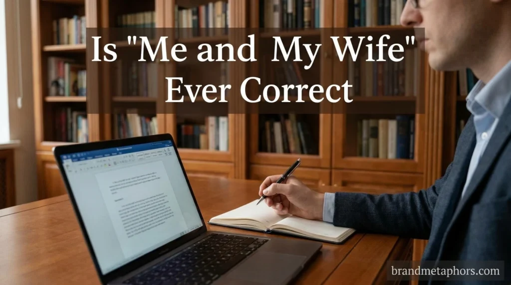 Is "Me and My Wife" Ever Correct