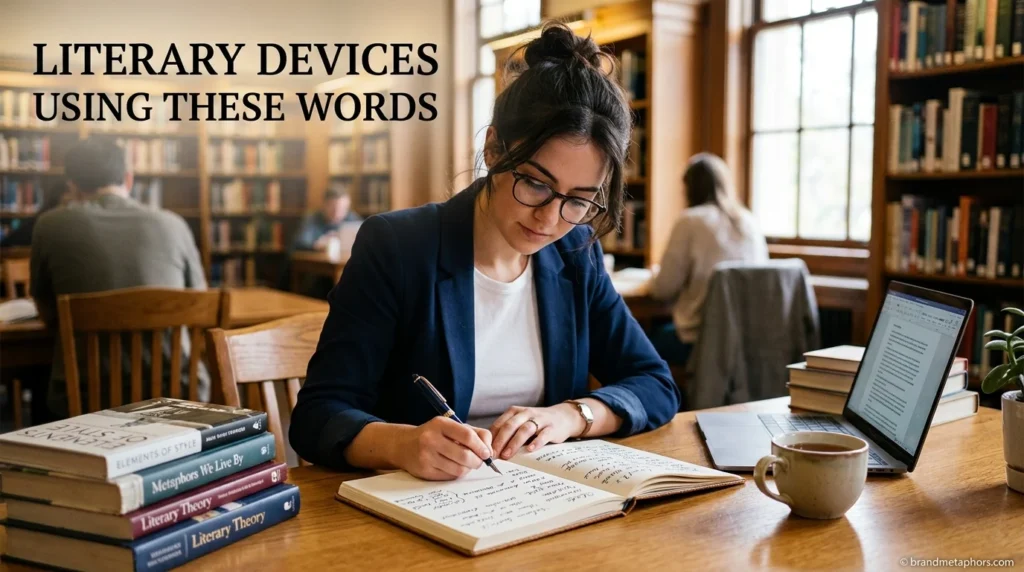 Literary Devices Using These Words