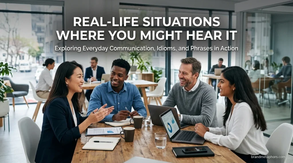 Real-Life Situations Where You Might Hear It