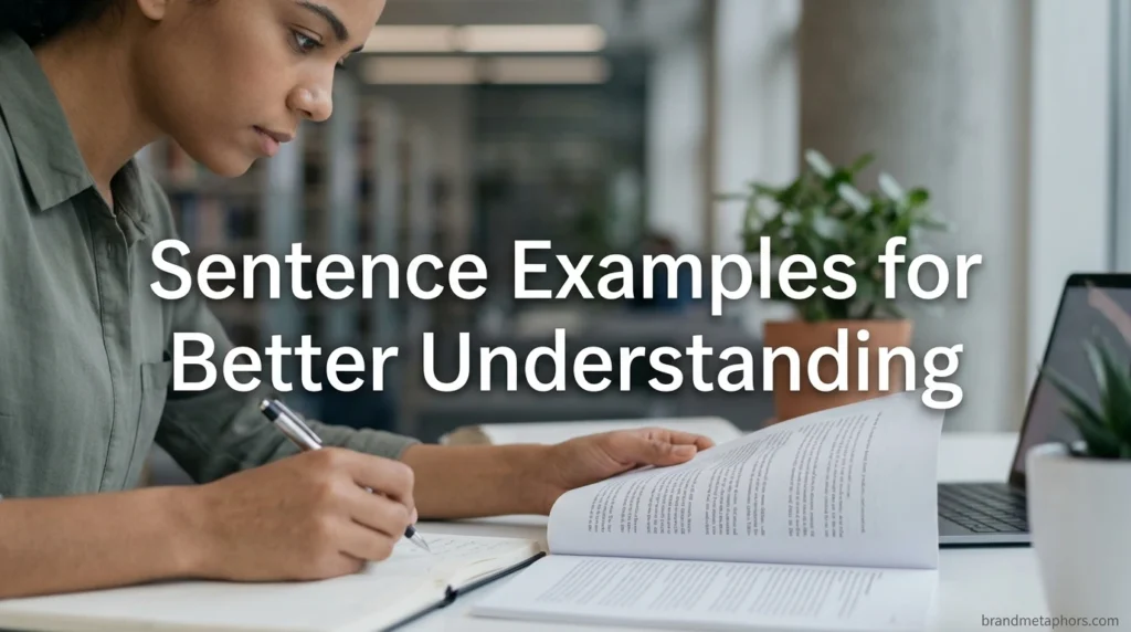 Sentence Examples for Better Understanding