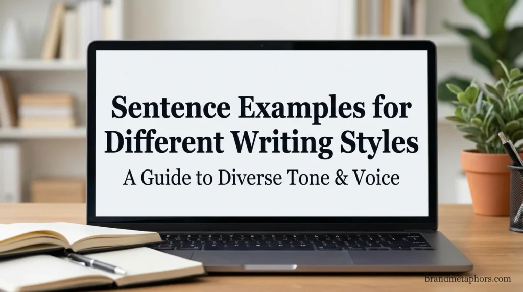 Sentence Examples for Different Writing Styles