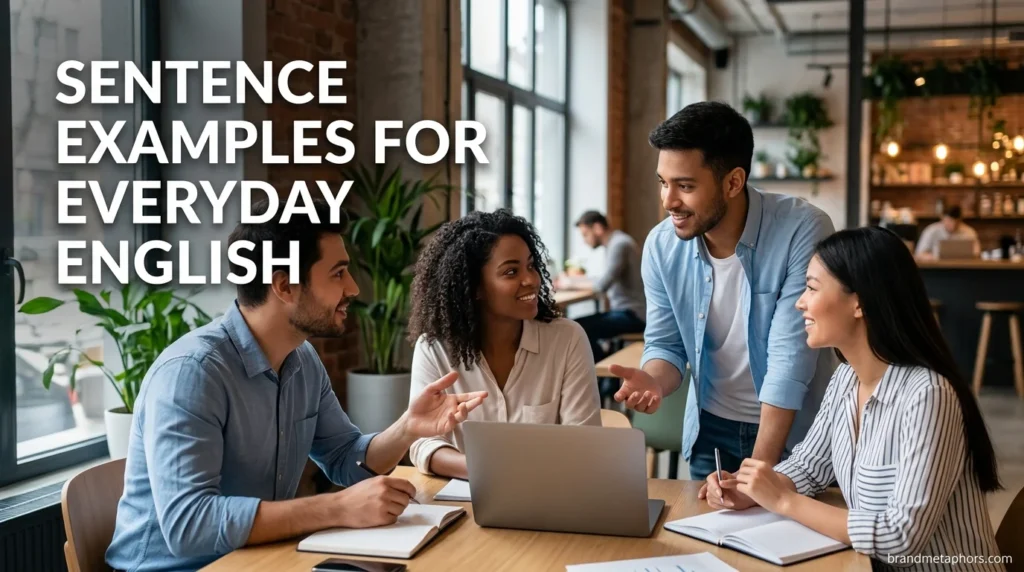 Sentence Examples for Everyday English