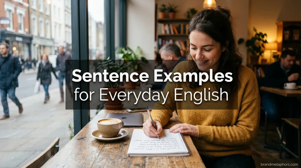 Sentence Examples for Everyday English
