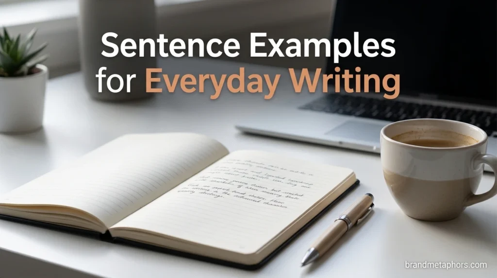 Sentence Examples for Everyday Writing