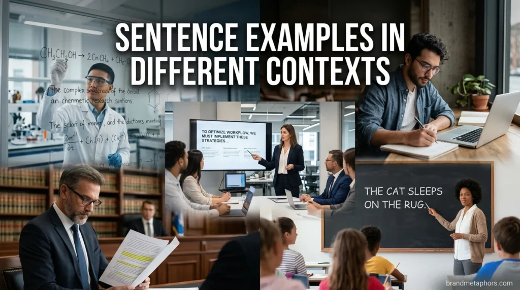 Sentence Examples in Different Contexts