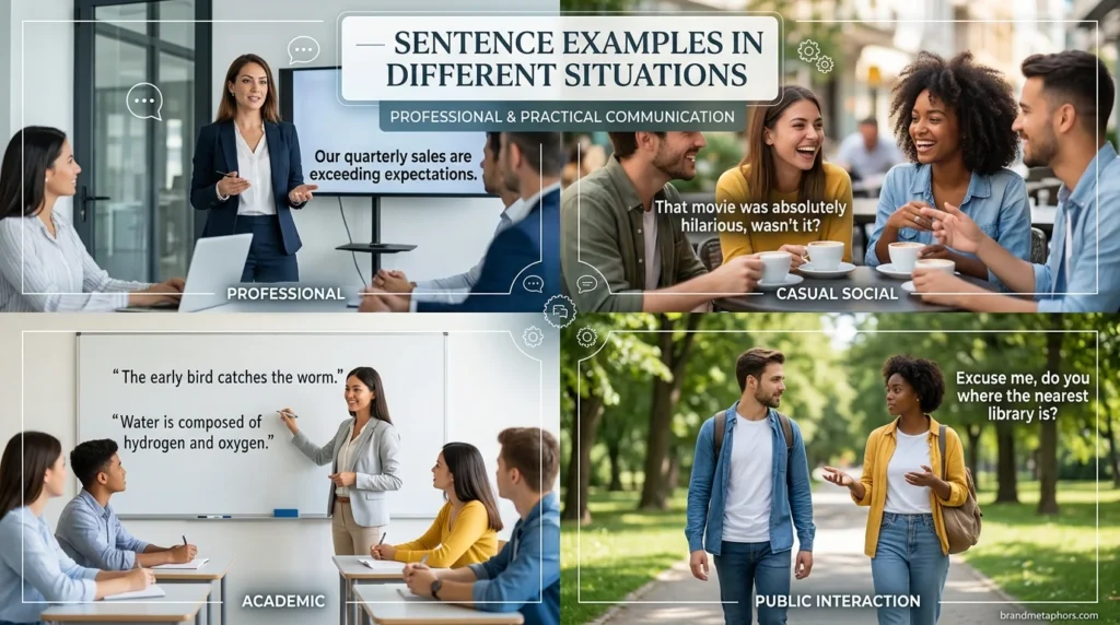 Sentence Examples in Different Situations