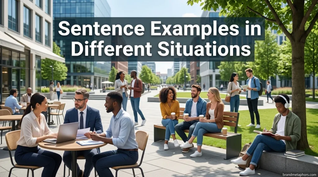Sentence Examples in Different Situations