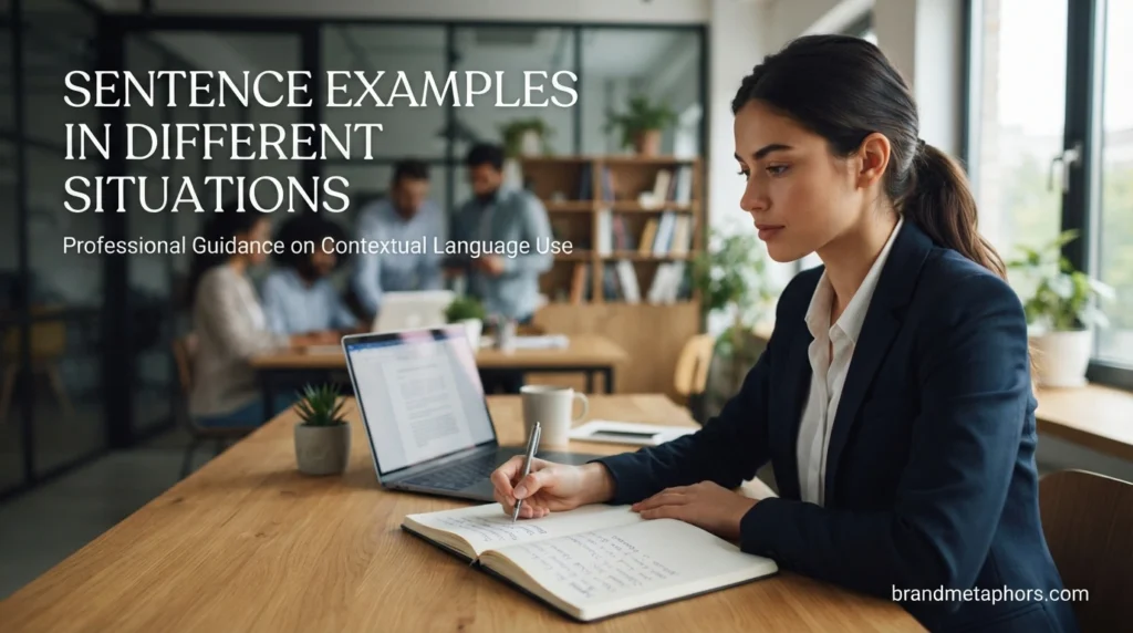 Sentence Examples in Different Situations