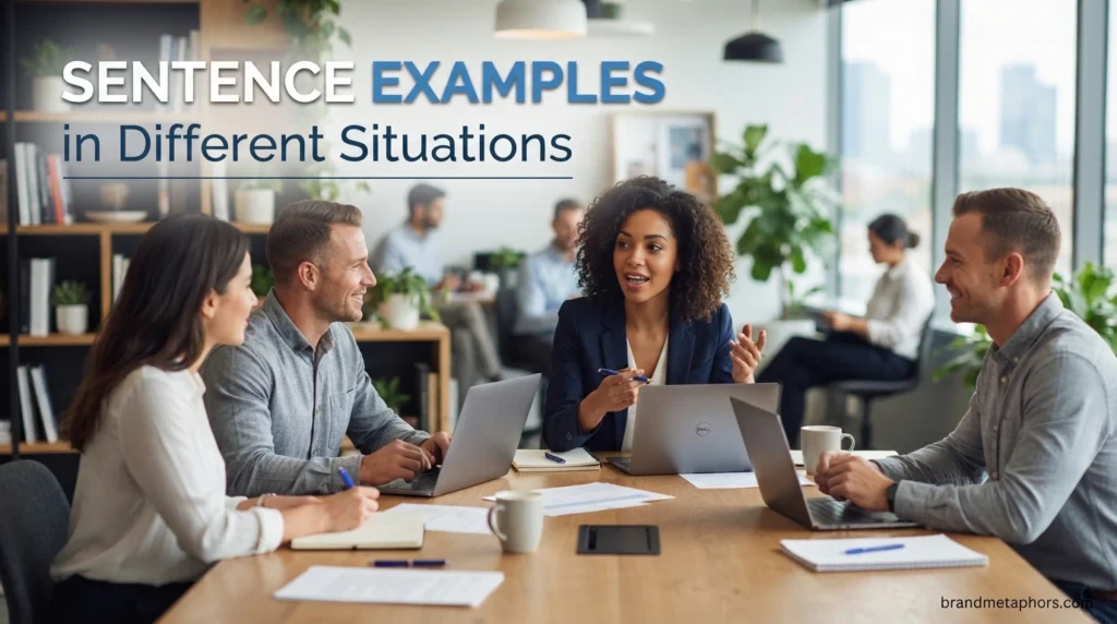 Sentence Examples in Different Situations