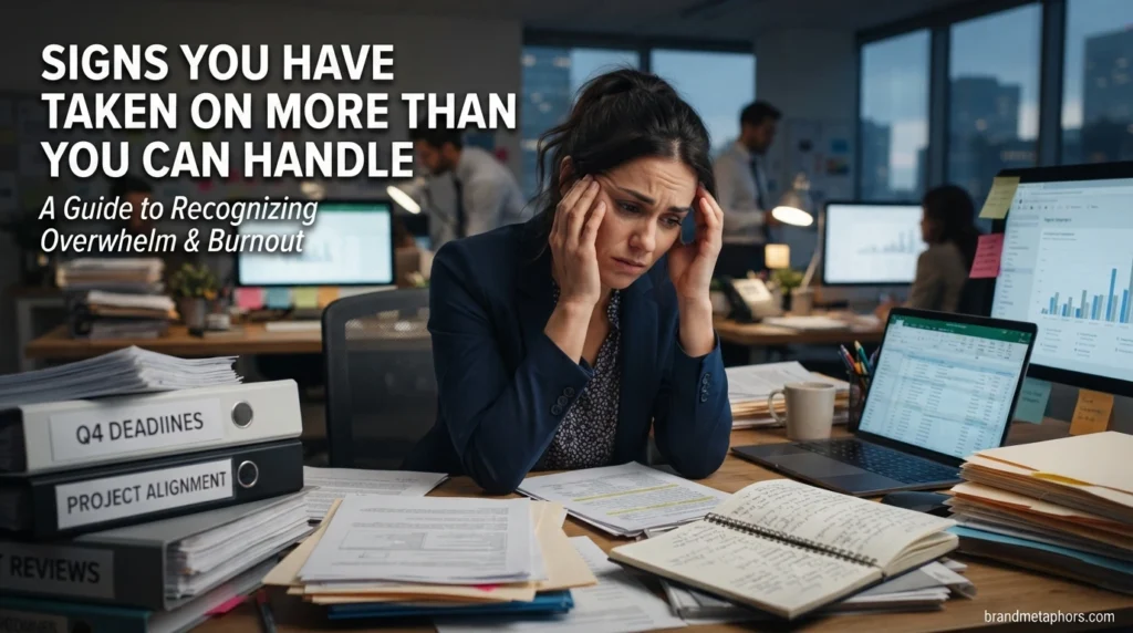 Signs You Have Taken On More Than You Can Handle