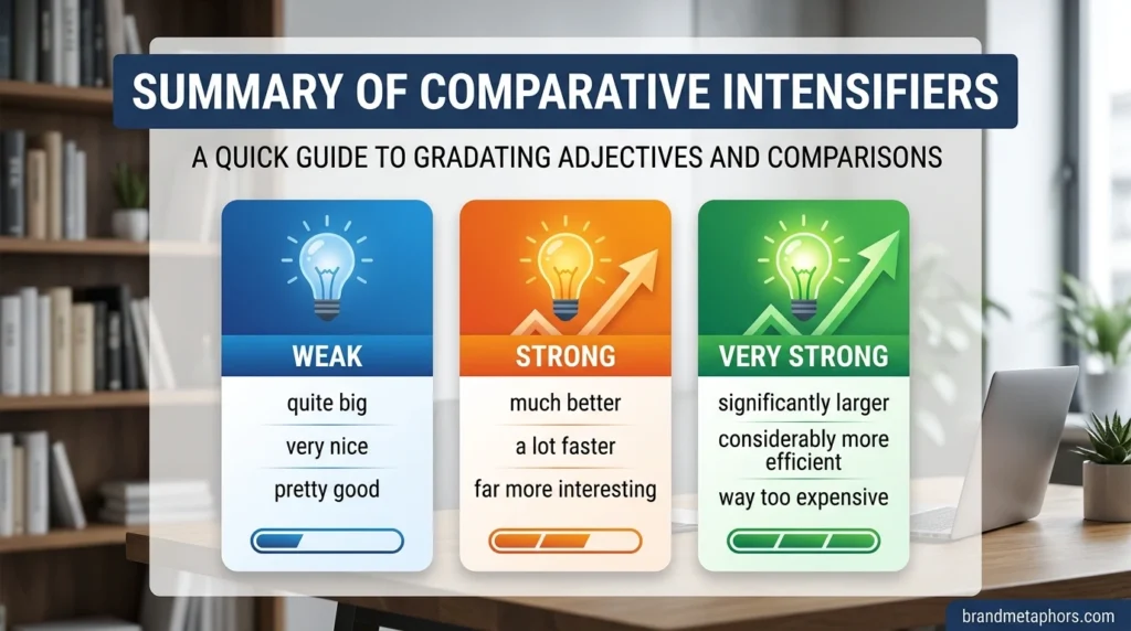 Summary of Comparative Intensifiers