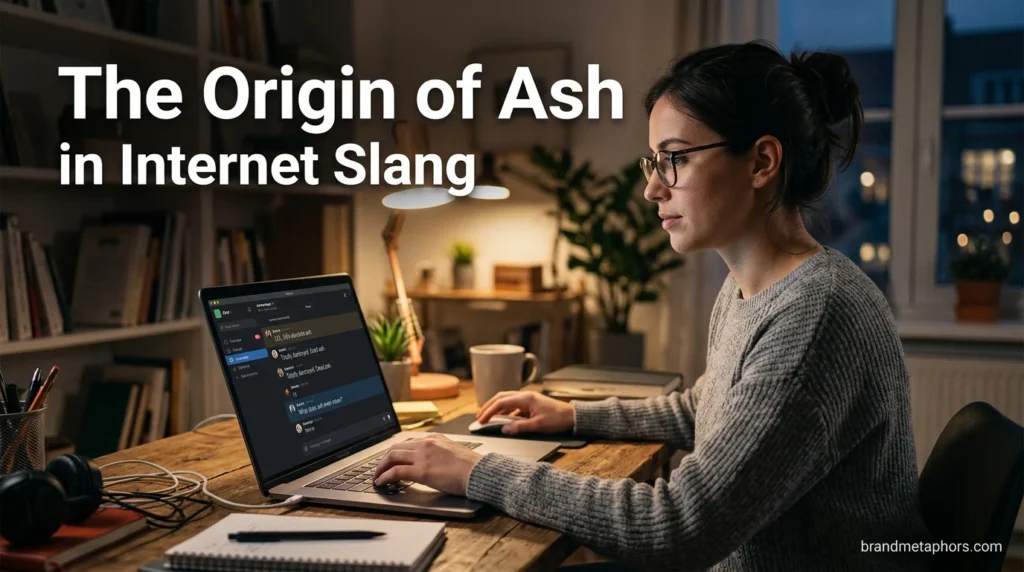 The Origin of Ash in Internet Slang