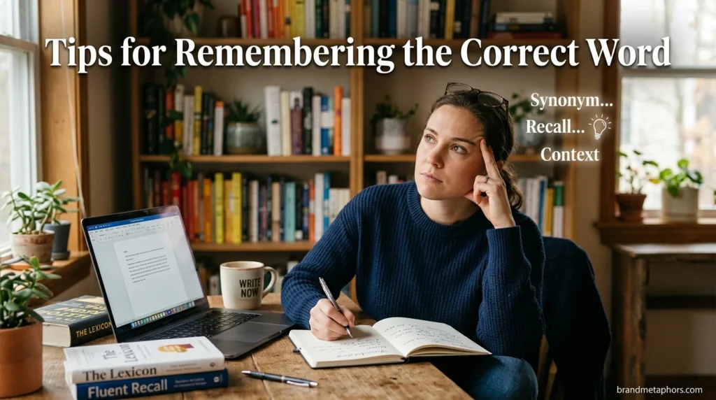 Tips for Remembering the Correct Word