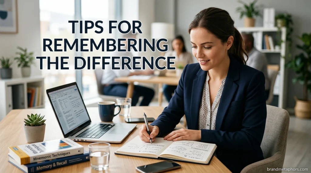 Tips for Remembering the Difference