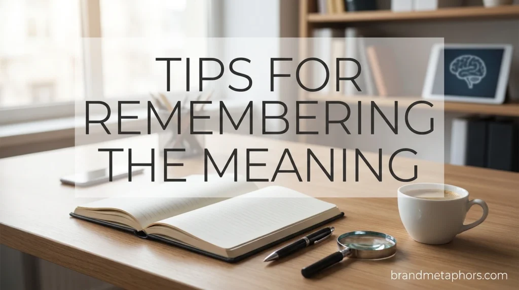 Tips for Remembering the Meaning