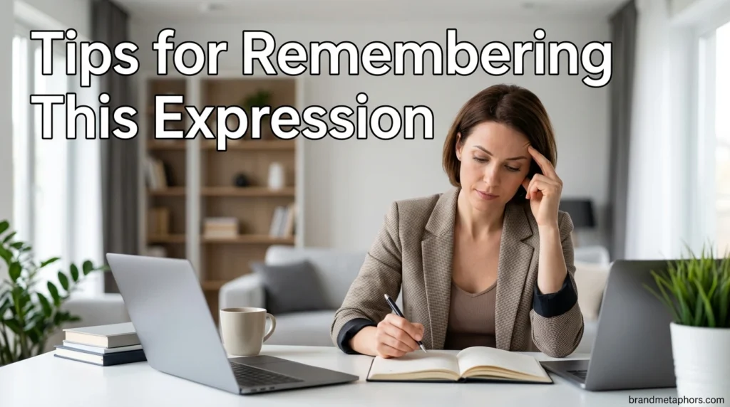Tips for Remembering This Expression