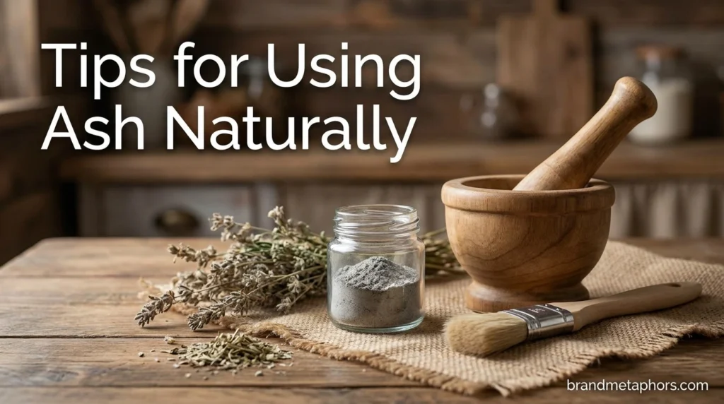 Tips for Using Ash Naturally