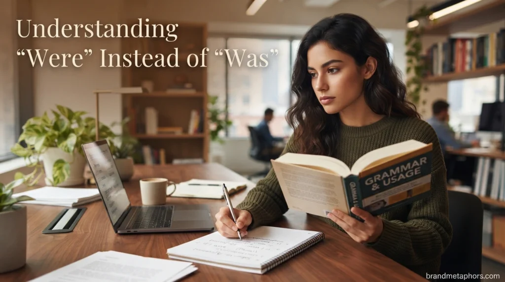 Understanding "Were" Instead of "Was