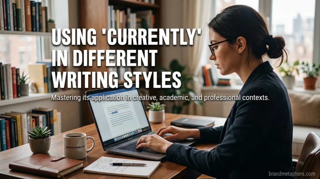 Using "Currently" in Different Writing Styles