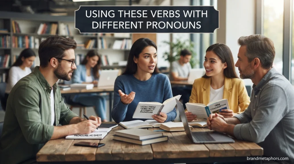 Using These Verbs with Different Pronouns