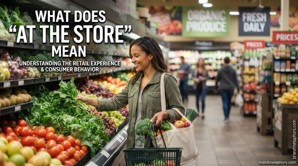What Does "At the Store" Mean