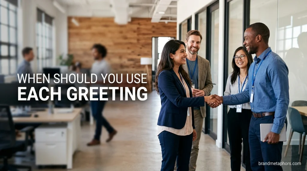 When Should You Use Each Greeting