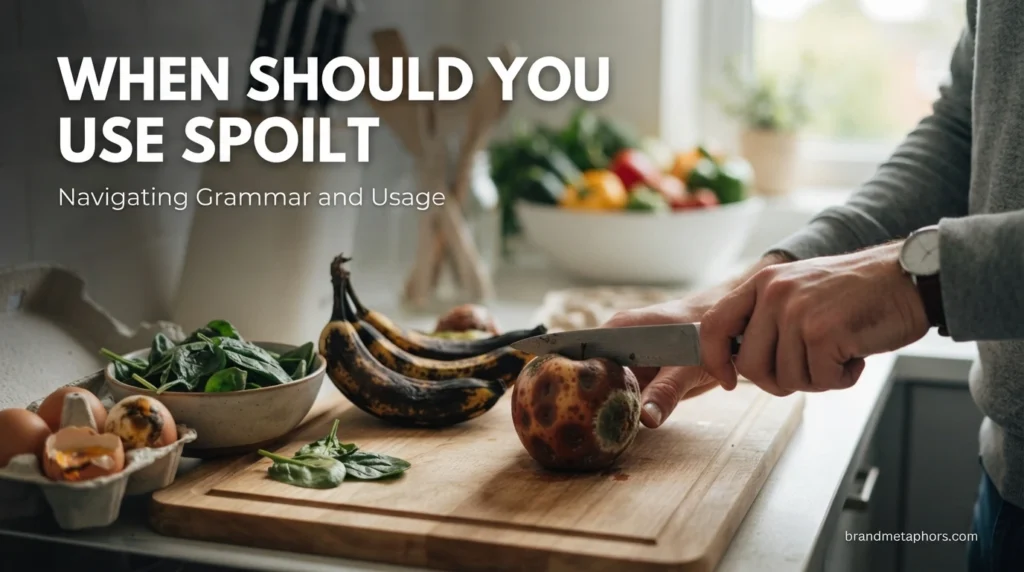 When Should You Use Spoilt
