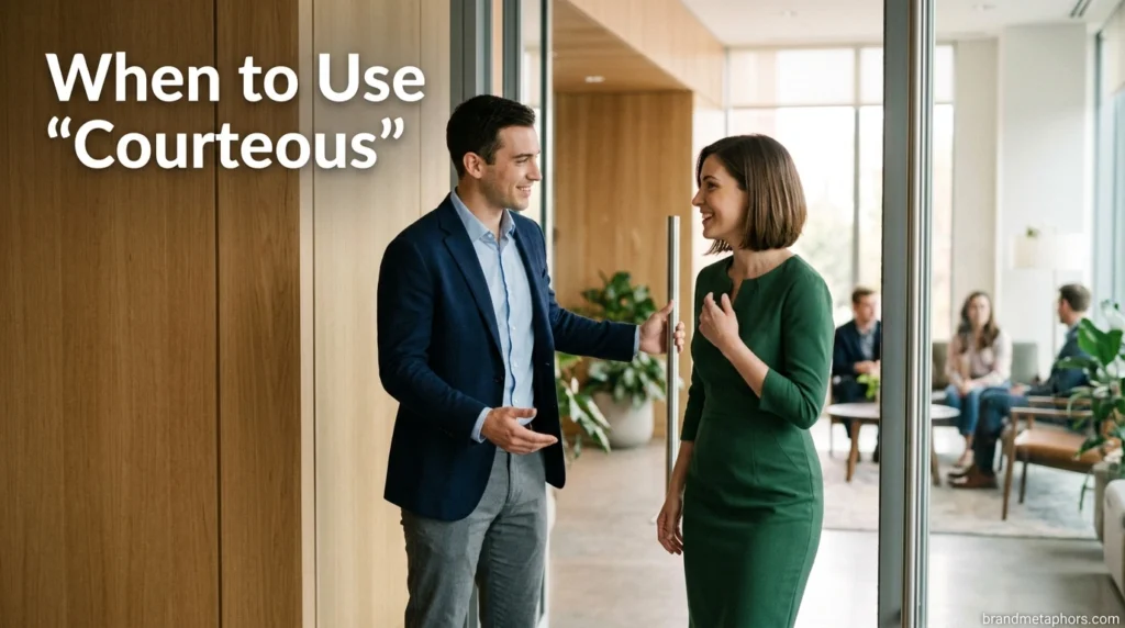 When to Use "Courteous