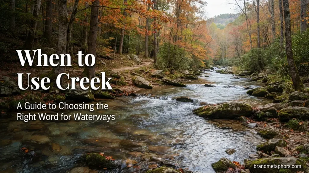 When to Use Creek