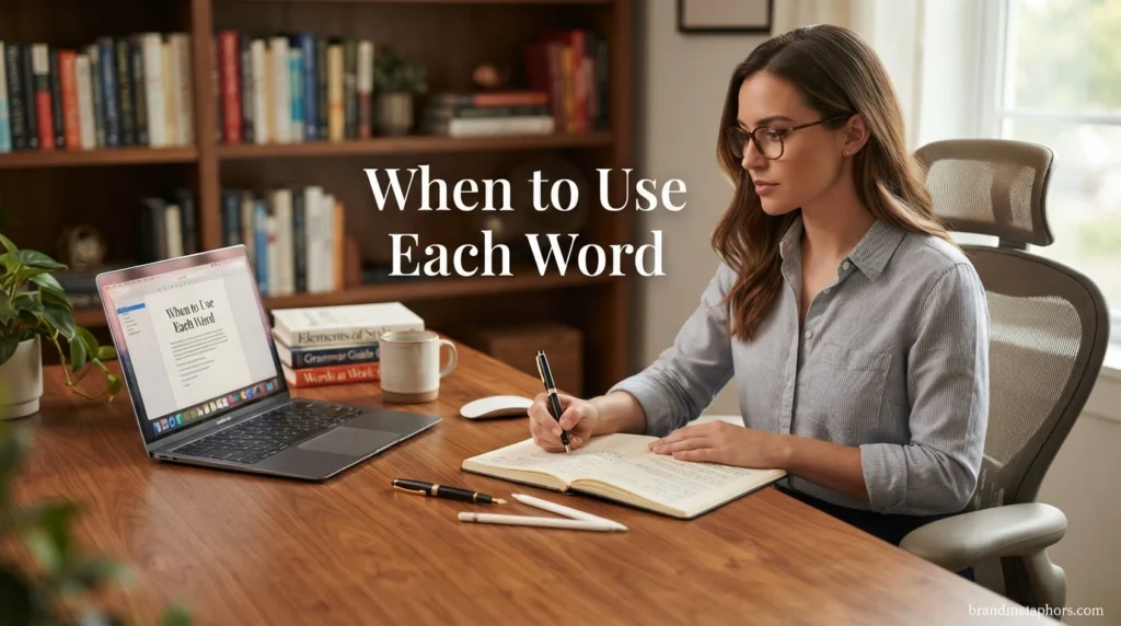 When to Use Each Word