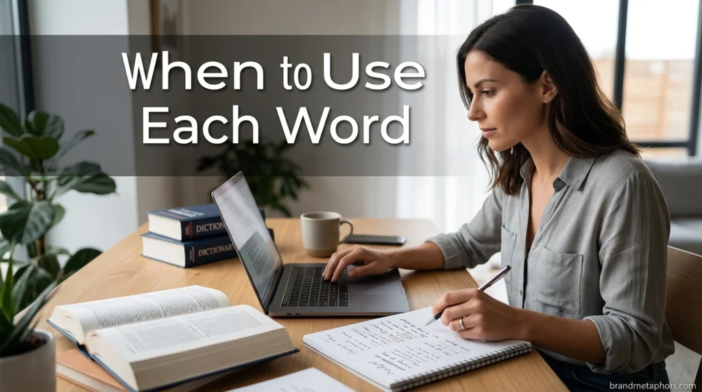 When to Use Each Word