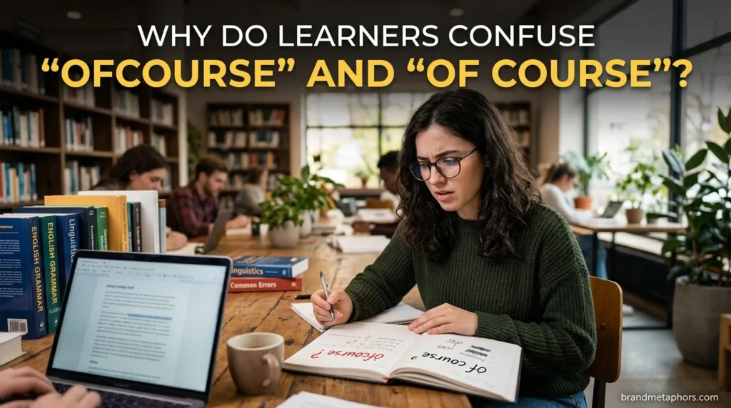 Why Do Learners Confuse “Ofcourse” and “Of course