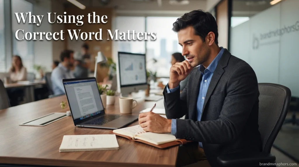 Why Using the Correct Word Matters