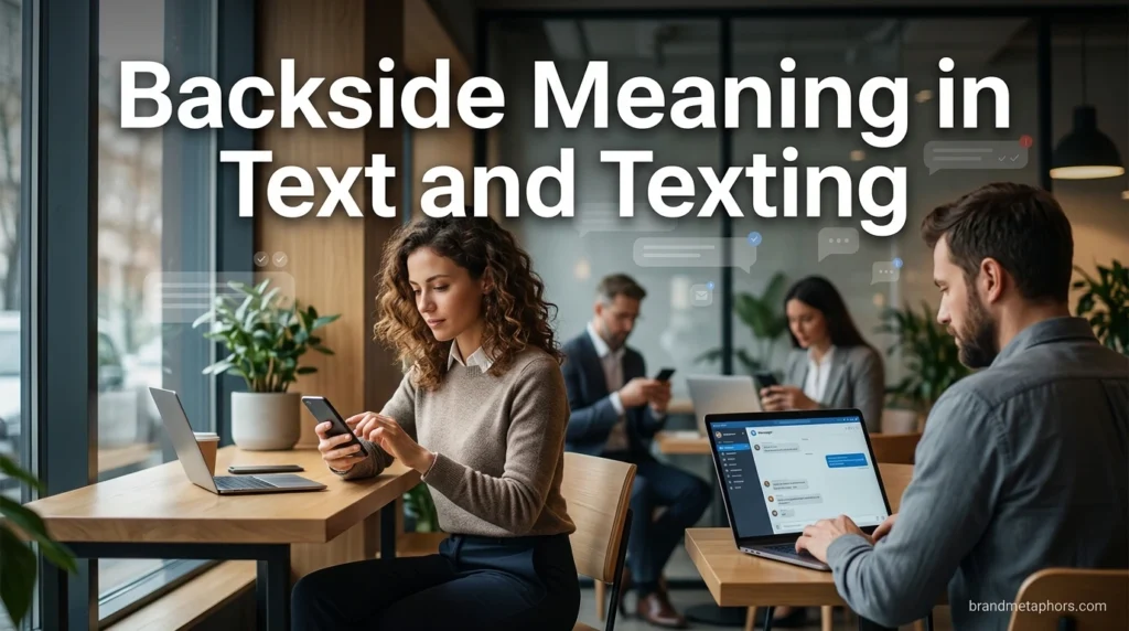 Backside Meaning in Text and Texting