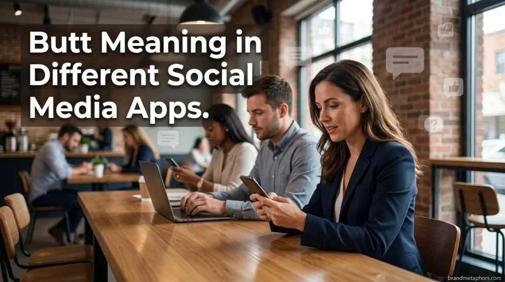Butt Meaning in Different Social Media Apps