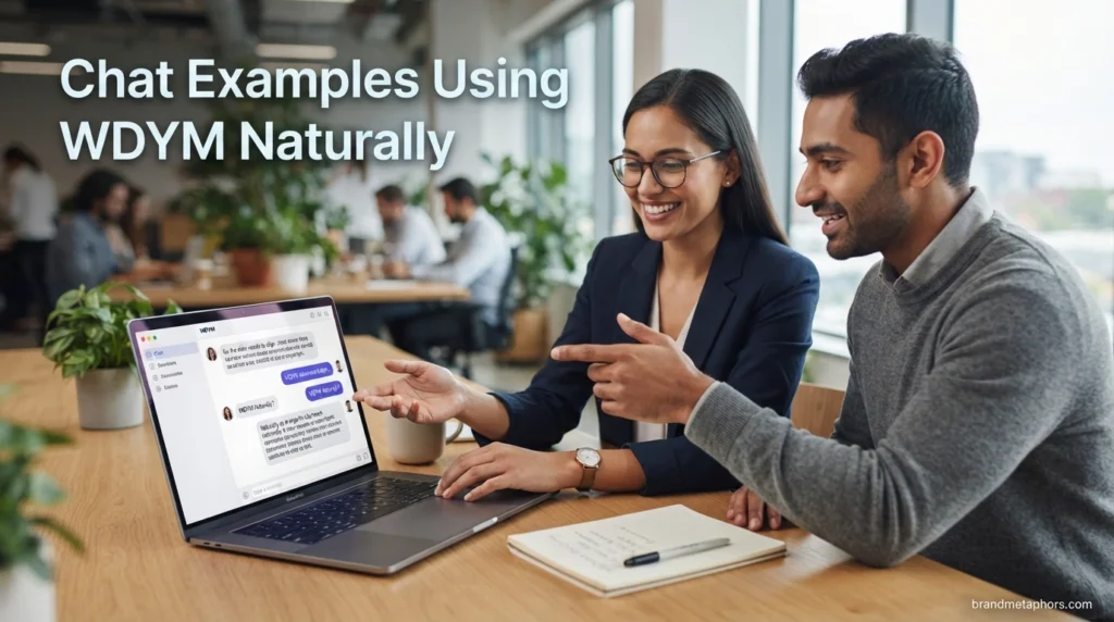 Chat Examples Using WDYM Naturally