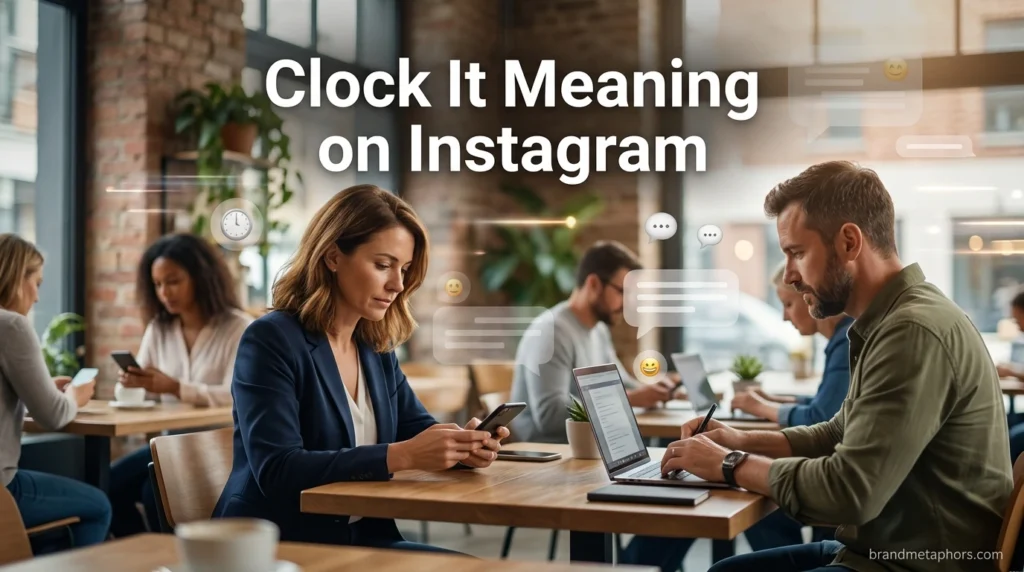 Clock It Meaning on Instagram