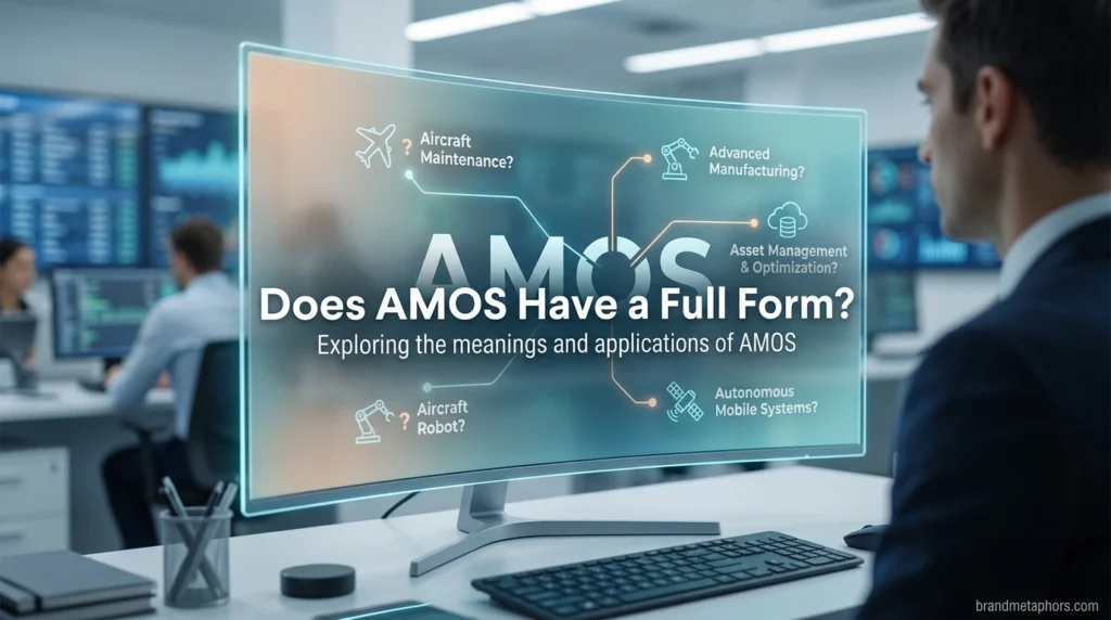 Does AMOS Have a Full Form